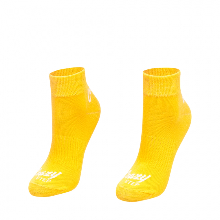 Športové členkové ponožky žlté